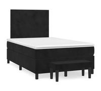 YUOTYRKTEJRSG Upholstered Bed Frame with Medium Firm Mattress Set Talpa 140x200 cm Engineered Wood Queen Size Box Spring Needed No Support Sleep Platform Modern Design Easy Assembly Black Legs