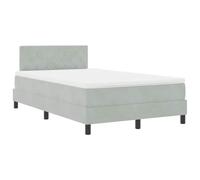 YUOTYRKTEJRSG Velluto grigio chiaro con LED regolabile 120x200 cm