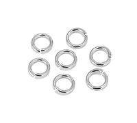 YUOYU 200pcs Anello Aperto in Acciaio Inossidabile 3,5 mm 4 mm 5 mm 6 mm 7 mm 8 mm 9 mm Anelli di Salto Fai da Te Fare Gioielli connettore Accessori Risultati dell'anello