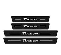 YUPACK 4 Pezzi Adesivi per Protezione del Davanzale della Portiera Auto, per Hyun-dai Accent Creta, Striscia AntiGraffio Pedale di Battitacco in Fibra Carbonio, Tucson