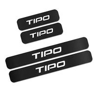 YUPACK 4 Pezzi Protezione per Davanzale della Portiera dell'auto per Fi-at Punto, Adesivo per Battitacco in Fibra Carbonio de AntiGraffio - Accessori per Lo Styling Interno, Tipo