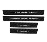 YUPACK 4 Pezzi Soglia Porta Battitacco per Ki-A Seltos NIRO Rio CARENS Cerato Carnival, Fibra di Carbonio Davanzale Prevenire L'Usura Previene Graffi Protezione Adesivo Accessori Decorativi, CARENS