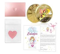 YUPDFGB Set regalo per bambini, regalo per il tempo della fatina dei denti, Denti Fata Monete Regali per Ragazze Ragazzi, Dente Perso, Souvenir Regali per Bambini