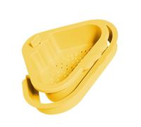 YUPEIUKLI Cestino Triangolare per lavello a Doppio Strato per la Raccolta degli scarti Alimentari, per la separazione dei rifiuti da Cucina e Il Risparmio di Spazio