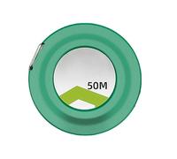 YUPEIUKLI Nastro di misurazione in Acciaio Resistente da 20 m, 30 m e 50 m Retrattile con Custodia in ABS e Cinturini in Pelle, Ideale per rilievi topografici edili