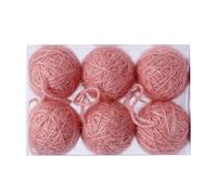 YUPEIUKLI Ornamento di Palla di Natale in Schiuma di Peluche da 6 cm in Stile Europeo per Decorazioni per Alberi, Sicuro, Portatile e Facile da Usare