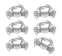 YUPEIUKLI Porta tovaglioli in Metallo a Forma di Granchio, Accessorio per la tavola Dorato per cene e Feste