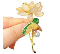 YUPEIUKLI Spilla a Forma di Fiore, Elegante Accessorio alla Moda con Arte Floreale, Gioiello Artistico Unico in Lega con Texture, Regalo per Donna