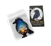 yupeuooe Biglietti ispiratori di Halloween, ciondolo tascabile con carte di incoraggiamento, souvenir motivazionali per riempire la calza della Befana, supporto per viaggi, adulti, casa vacanza