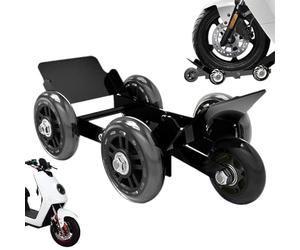 yupeuooe Carrello per Ruote per Moto, Strumenti per Lo Spostamento Mobile - Carrello per Ruote Set di 4 carrelli per Ruote per Auto - Motocicletta Pieghevole dal Design multicuscinetto in Movimento