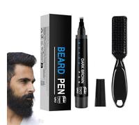 yupeuooe Penna Riempitivo Barba, Marker Naturale Con Pettine Integrato, Pennello Da Baffi E Sopracciglia Con Effetto Duraturo Per Uso Quotidiano Casa E