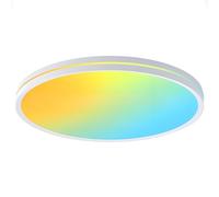 YUPIN Moderna Lampada Da Soffitto RGB Plafoniera LED Soffitto Circolare Bianco Dimmerabile 48W 4800LM Lampada Da Soffitto Minimalista Nordico Con Timer Telecomando Per Soggiorno Camera Da Letto Cucina