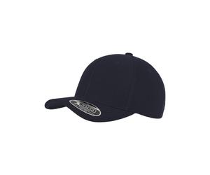 Yupoong Cap 110 Cool & Dry Mini Piqué Flexfit Tech Cuffia Baseball 6 Pannelli