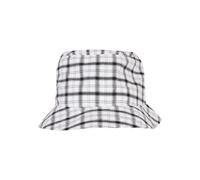 Yupoong Cappello Bucket Hat Anglerhut Corsa UV Bianco Nero Grigio a Quadri