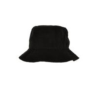 Yupoong Cappello Bucket Hat in Frottee Telo Trapuntato Black