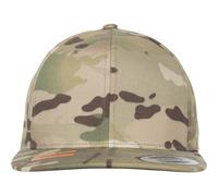 Yupoong Classic Snapback Multicam Cap Army Militare Cappello Mimetico Flexfit