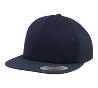 Yupoong Flexfit Foam Trucker Cap 5 Panel Snapback Mesh Kappe Schaum Siebdruck