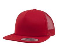 Yupoong Flexfit Foam Trucker Cap 5 Panel Snapback Mesh Kappe Schaum Siebdruck