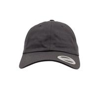 Yupoong Flexfit Low Profile Cotton Twill Unisex Dad Hat Cap für Damen und Herren, 6 Panel Baseball Cap unstructured mit Messingverschluss, darkgrey, One Size