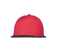 Flexfit Cappello Snapback Classic bicolore Unisex rosso chiaro/nero Taglia 55-60