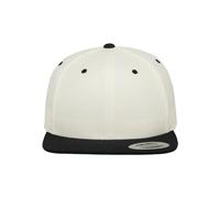 Flexfit Cappello da baseball nero / bianco naturale, Taglia 55-60