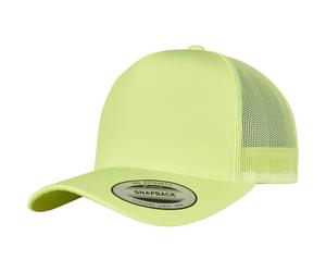 Yupoong Neon Retro Trucker Basecap Snapback Mesh Hat Flexfit Cappello HFT