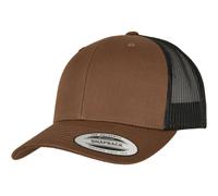 Yupoong Retro Trucker 2-Tone Canvas Mesh Cappello Low Basecap Heather Melange
