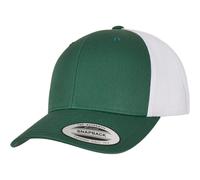 Yupoong Retro Trucker 2-Tone Canvas Mesh Cappello Low Basecap Heather Melange