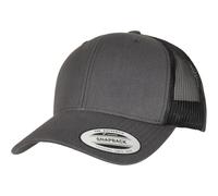 Yupoong Retro Trucker 2-Tone Canvas Mesh Cappello Low Basecap Heather Melange