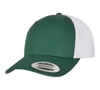 Yupoong Retro Trucker 2-Tone Canvas Mesh Cappello Low Basecap Heather Melange