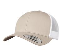 Yupoong Retro Trucker 2-Tone Canvas Mesh Cappello Low Basecap Heather Melange