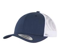 Yupoong Retro Trucker 2-Tone Canvas Mesh Cappello Low Basecap Heather Melange