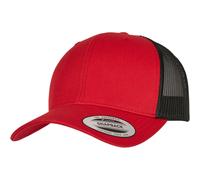 Yupoong Retro Trucker 2-Tone Canvas Mesh Cappello Low Basecap Heather Melange