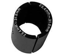 YUPVM Bike Manubrio Spessore Spessore Stelo Riduttore Dimensioni Riduzione Boccola Manicotto Adattatore da 25,4 Mm Un 31,8 Mm Bar Bore Nero