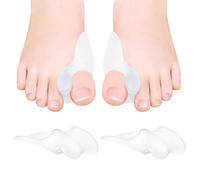 YUPZAR Tutore Alluce Valgo Correttore- Separatore Dita Piede,Raddrizza Dite Silicone - Distanziatore,Divaricatore,Dita a Mortello Silicone