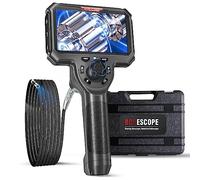 YuqiaoTime Endoscope Relcam M6 SERIES Four-way 360° Steering Endoscop 5.0" IPS (1280 * 720) HD Display Wear-resistant High Density Tungsten Tube 8 Menu Language(M606-Φ6.0 * 12-2M)