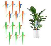 Yuqilin Irrigazione a Goccia,12 Pezzi Irrigazione Automatica Vasi Gocciolatoio Irrigazione Innaffiare Piante in Vacanza Regolabile Irrigazione Goccia Automatica,per Piante Giardino