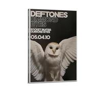 YUQLAGA Deftone - Poster su tela da parete con musica, per soggiorno, camera da letto, sala giochi, ufficio, 30 x 45 cm