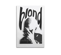 YUQLAGA Poster decorativo da parete su tela con immagine di album di musica astratta e bionda audace, decorazione artistica da parete per soggiorno, camera da letto, sala giochi, ufficio, 60 x 90 cm