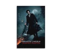 YUQLAGA Poster su tela da parete con Abraham Lincoln Vampire Hunter, per soggiorno, camera da letto, sala giochi, ufficio, 50 x 75 cm