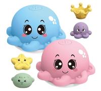 Yuqsmzs Giochi Bagnetto Neonato, Polpo Giochi Per Bagnetto