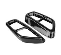 YUQUDGELKY 1 Paio Di Copri Terminali Di Scarico Neri In ABS Per Serie 5 G30 528Li 530Li 2017 2018 Accessori Auto
