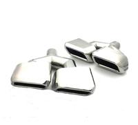 YUQUDGELKY 1 Paio Di Terminali Di Scarico AMG Racing Car In Acciaio Inox 304 Per Mercedes Per Benz ML W166 GL X166 2011 2012 2013(Argento,Y type)