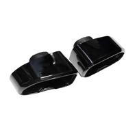 YUQUDGELKY 1 Paio Per X3 X4 G01 G02 G08 2018 2019 2020 2021 Terminali Di Scarico Quadrati In Acciaio Inox(NERO)