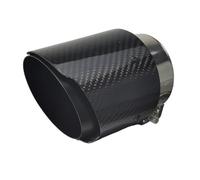 YUQUDGELKY 1 Pezzo Per Mazda Per Axela CX-5 CX-4 CX-3 In Carbonio Terminale Di Scarico Decorativo Modificato(Glossy Black)
