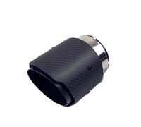 YUQUDGELKY 1 Pezzo Per Mazda Per Axela CX-5 CX-4 CX-3 In Carbonio Terminale Di Scarico Decorativo Modificato(NERO)