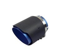 YUQUDGELKY 1 Pezzo Per Mazda Per Axela CX-5 CX-4 CX-3 In Carbonio Terminale Di Scarico Decorativo Modificato(Blu)