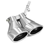 YUQUDGELKY 1 Pezzo Per Mercedes Per Benz Classe C W203 C200 Terminale Di Scarico Posteriore Doppio In Acciaio Inox Accessori Auto