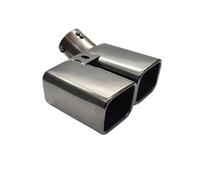 YUQUDGELKY 1 Tubo Di Scarico In Acciaio Inox Per Toyota Per Alphard Serie 30 Terminale Di Scarico Per Auto Ugello Terminale Di Scarico Accessori Auto(NERO)