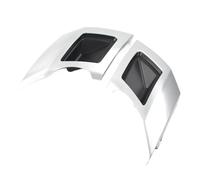 YUQUDGELKY 2 Pezzi Di Copertura Per Scarico Posteriore Per Land Rover Per Discovery 5 2017 2018 2019 2020 2021 Accessori Auto(Argento)